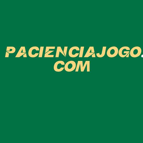 Logo da PACIENCIAJOGO